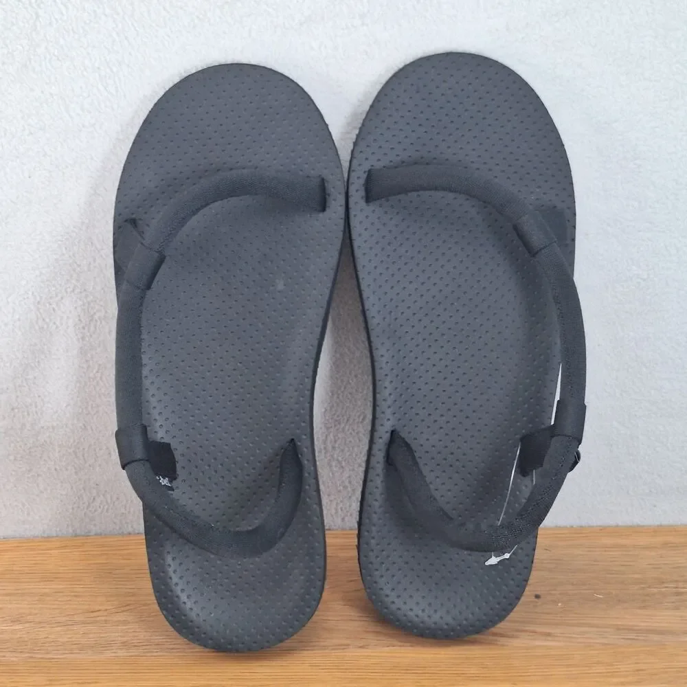 Montbell Sock-On Men's 10 XL Sandals Black Lightweight Slip-On Unisex